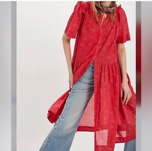 Free People Bella Mae Midi Dress Sz Medium